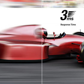 Acer Nitro 3ms GTG reduces motion blur during action.