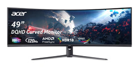Acer Nitro 49-inch curved screen for immersive gaming visuals.