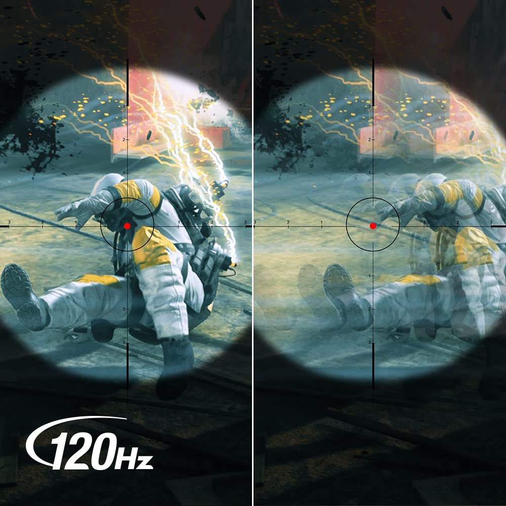 Acer Nitro FreeSync minimizes tearing in fast scenes.