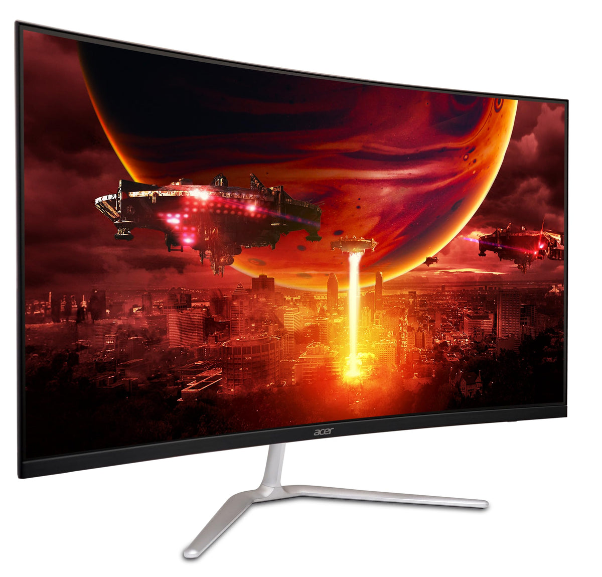 Acer Nitro provides DisplayPort and HDMI connections for easy devices.
