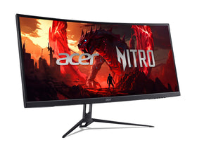 Acer Nitro ED300C 1ms VRB response minimizes motion blur during rapid scenes.