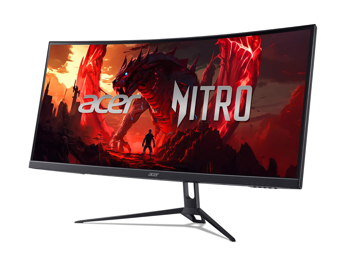 Acer Nitro ED300C multiple ports provide flexible connections for PC or console.