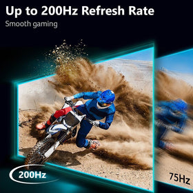 Acer Nitro ED300C with 100% sRGB coverage enhances color accuracy for media and work.