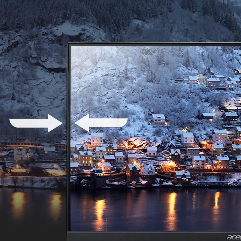 Acer Nitro KG251Q Full HD 1920x1080 panel delivering crisp, detailed imagery.