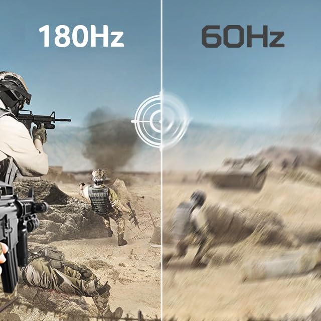 Acer Nitro KG251Q HDR10 support enhances contrast for immersive gameplay visuals.
