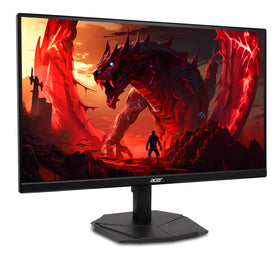 Acer Nitro KG251Q zero-frame multi-monitor setup for seamless side-by-side displays.