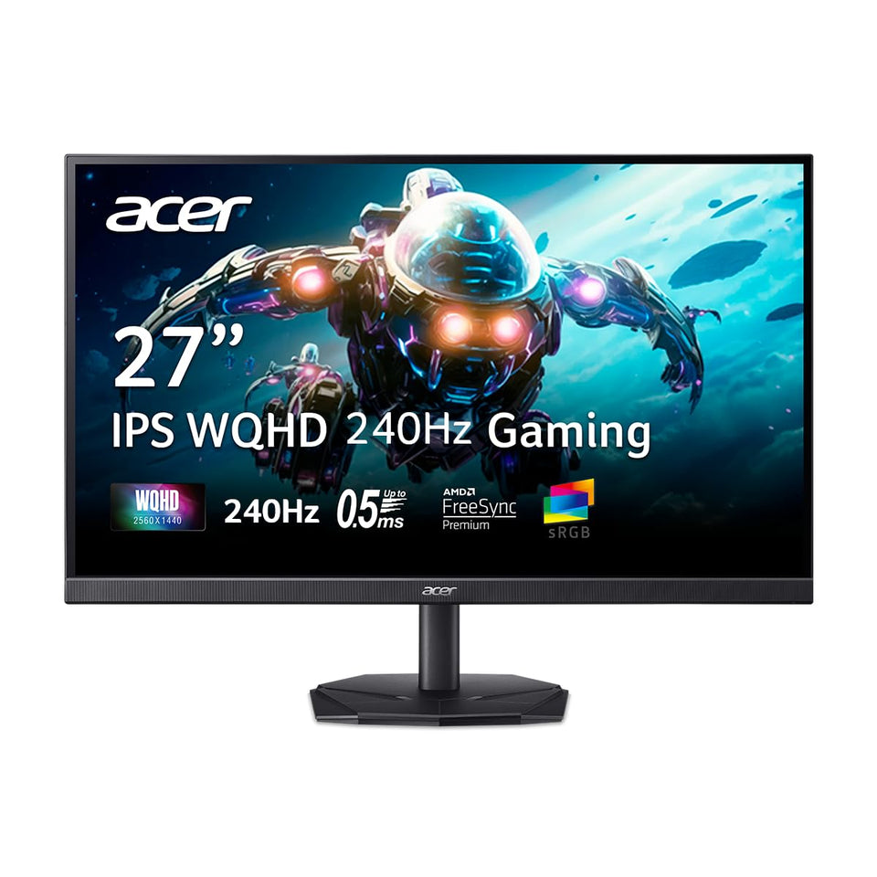 Acer Nitro KG271U with zero-frame design enhances multi-monitor setups and immersive gaming.