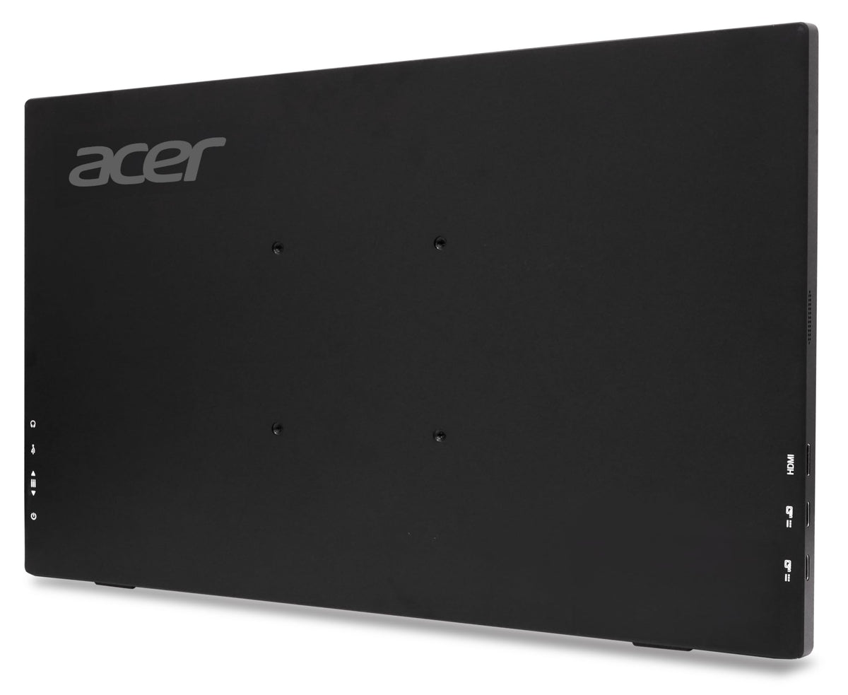 Acer Nitro monitor back panel showing port accessibility and design.