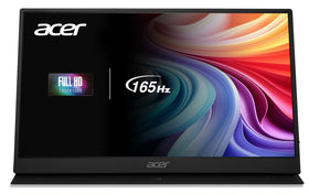 Acer Nitro portable monitor front view highlighting ultra-slim design for travel and gaming.