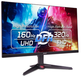 Acer Nitro VG270K VESA 100 x 100 mounting compatibility for clean desks.