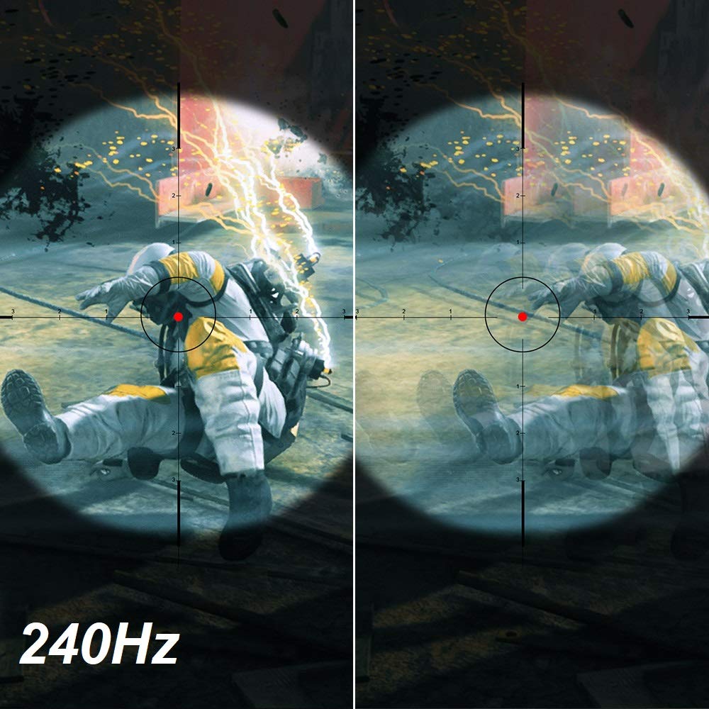 Acer Nitro XZ270 240Hz refresh supports fast, tear-free gaming.
