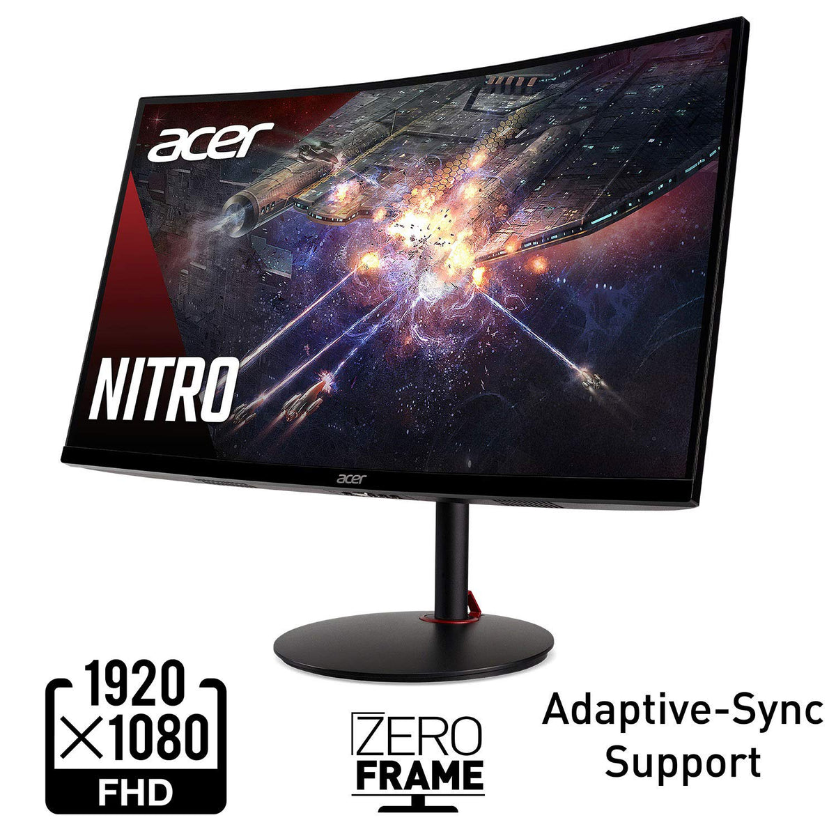Acer Nitro XZ270 with high contrast for cinematic colors.