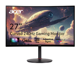 Acer Nitro XZ270 curved 27-inch monitor delivers immersive gaming visuals.