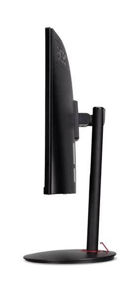 Acer Nitro XZ270 ergonomic stand supports tilt, swivel, height adjustment.