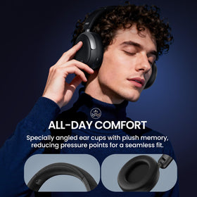 Acer OHR516 worn on commuter showing noise reduction and focus benefit