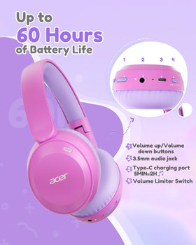 Acer OHR668 beside a toy showing size scale benefit: fits growing kids comfortably