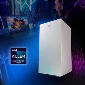 Acer Predator Connect T7 back ports highlighting 2.5 Gbps WAN and 1 Gbps LAN options