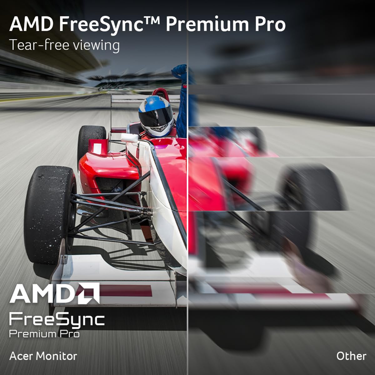 Acer Predator X27U 0.03ms response time for fast action scenes.