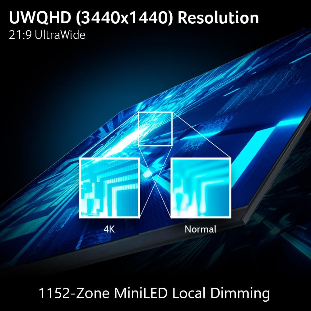 Acer Predator X34 1500R curved design envelops your field of view for immersive play