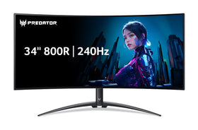 Acer Predator X34 OLED UWQHD display delivering cinematic contrast for gaming