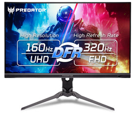 Acer Predator XB273K front view with 27-inch UHD IPS panel for immersive gaming