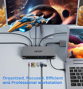 Security slot helps deter theft in shared workspaces