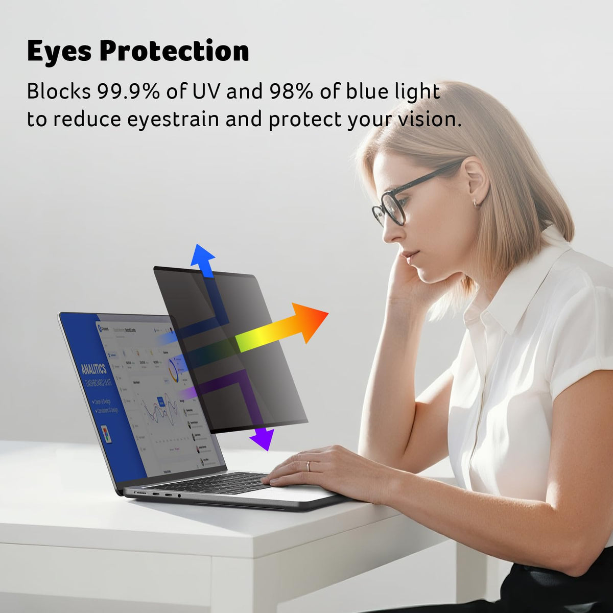 Acer 2-pack privacy screen kit with storage folders.