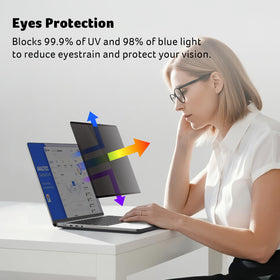 Acer 2-pack privacy screen kit with storage folders.
