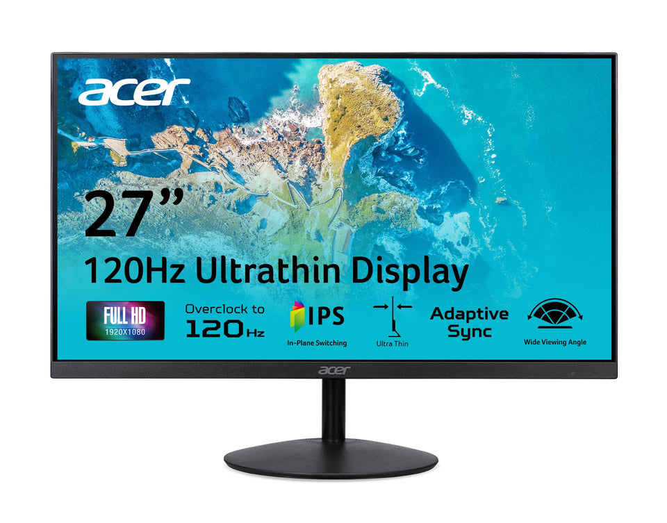 Acer SB270 G0bi 27-inch frameless monitor for immersive viewing