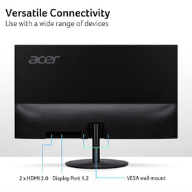 Ergonomic tilt on the Acer SB272U Ebiip for comfortable viewing