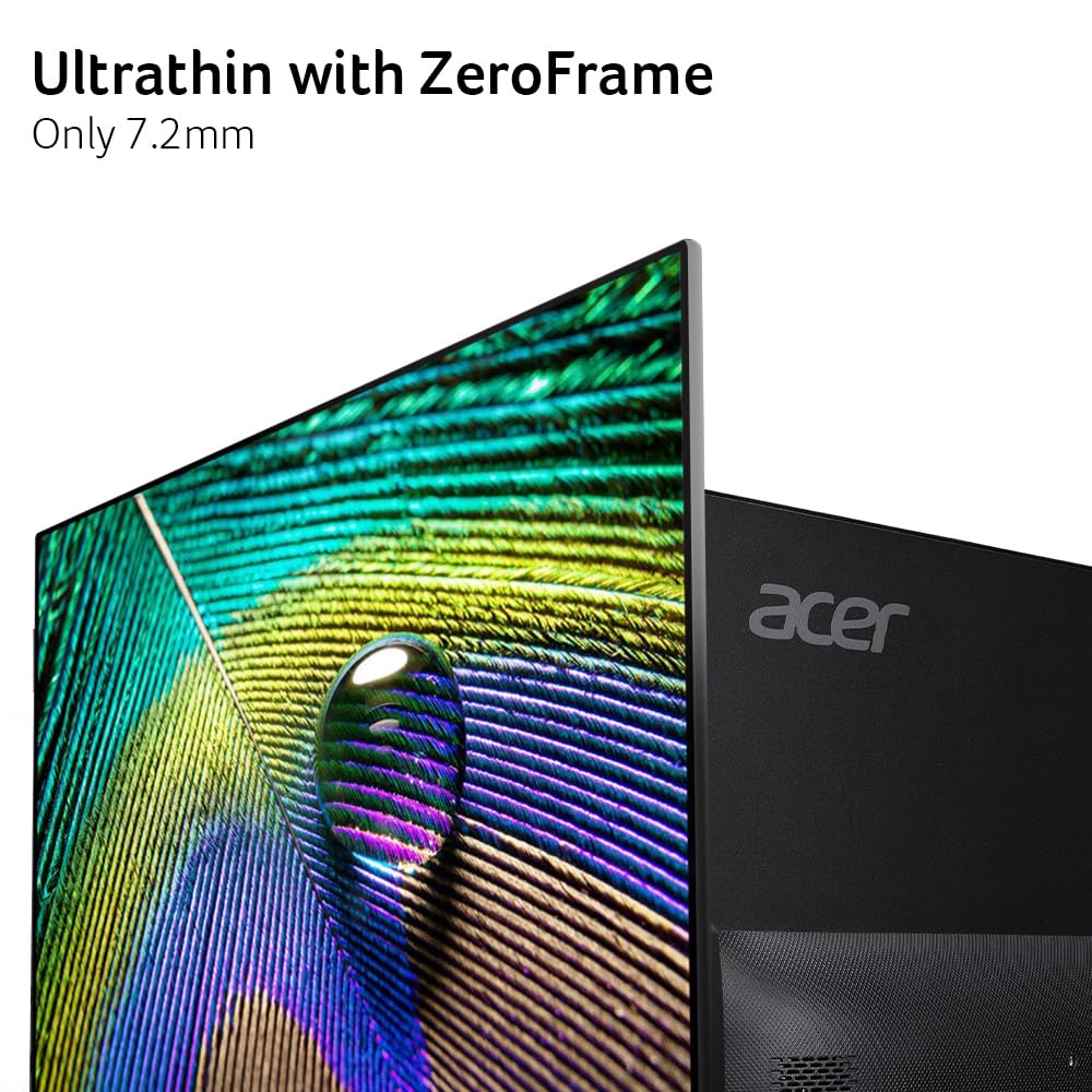 VESA mounting on the Acer SB272U Ebiip enables flexible setup