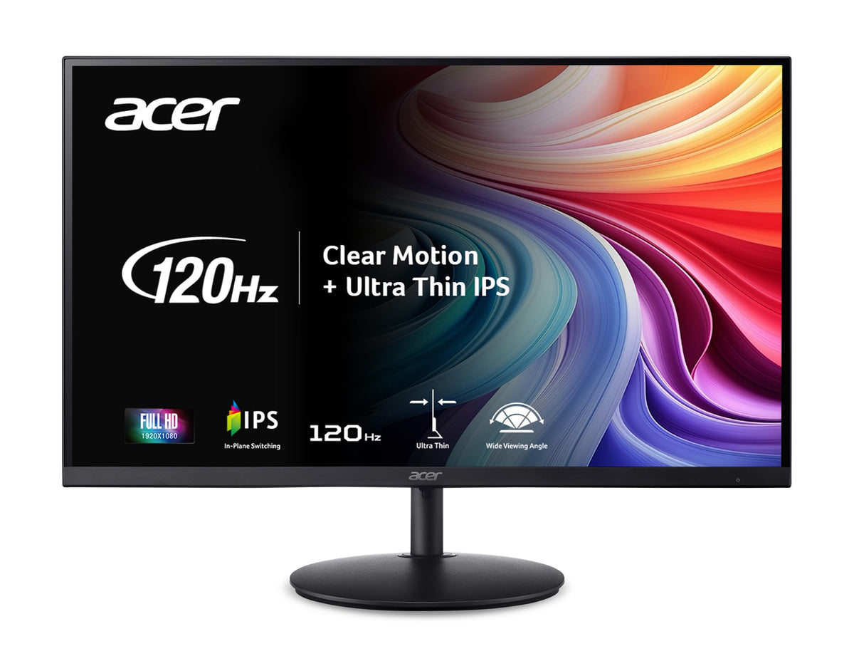 Acer SH272 zero-frame design for edge-to-edge viewing in work and gaming
