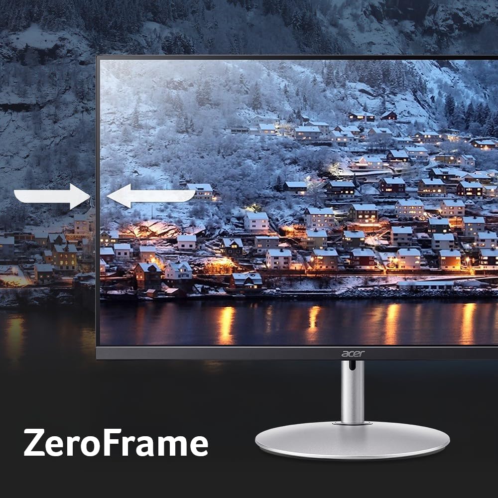 Acer SH273 HDMI and VGA ports for flexible connections with PCs and laptops.