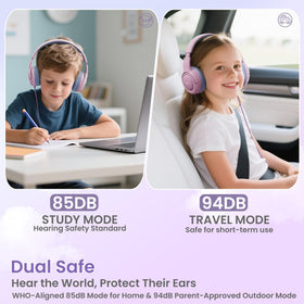 Acer USB-C Kids Headphones with reinforced headband for daily durability.