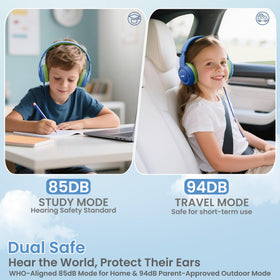 Acer USB-C Kids Headphones side view shows a compact kid-friendly design.