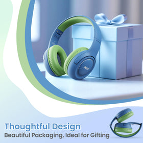 Acer USB-C Kids Headphones USB-C plug works with Chromebooks and tablets.