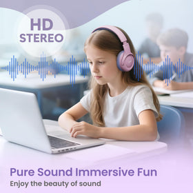 Acer USB-C Kids Headphones volume limits 85/94 dB for safe listening.