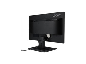 Acer V206HQL side view demonstrating smooth tilt adjustment for ergonomic comfort