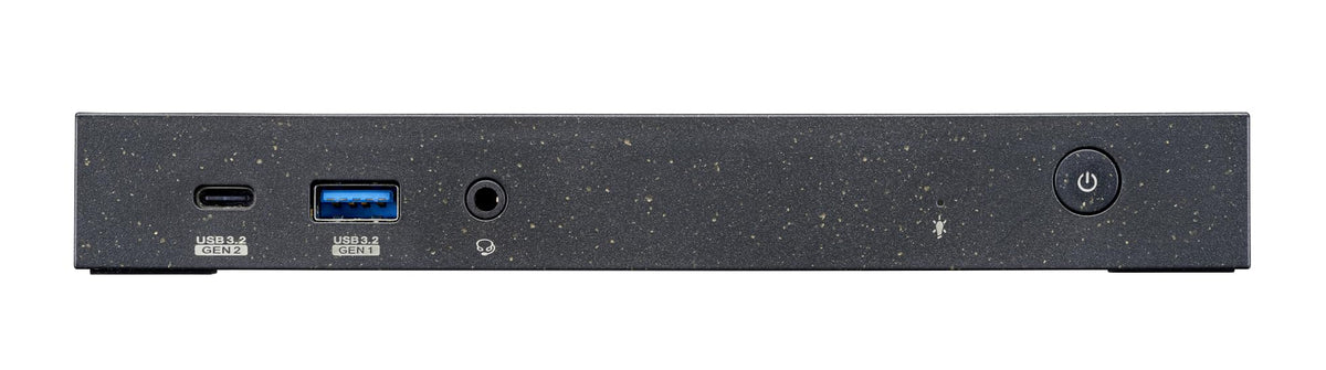 Acer Vero dock Ethernet and audio jacks closeup enabling stable network and sound