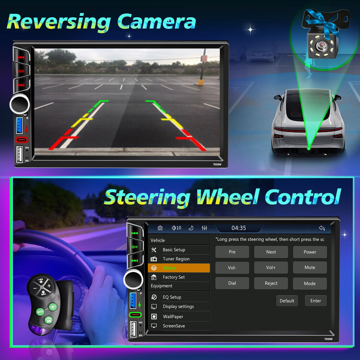 Acerkyt installed in car dashboard enhancing navigation and media access