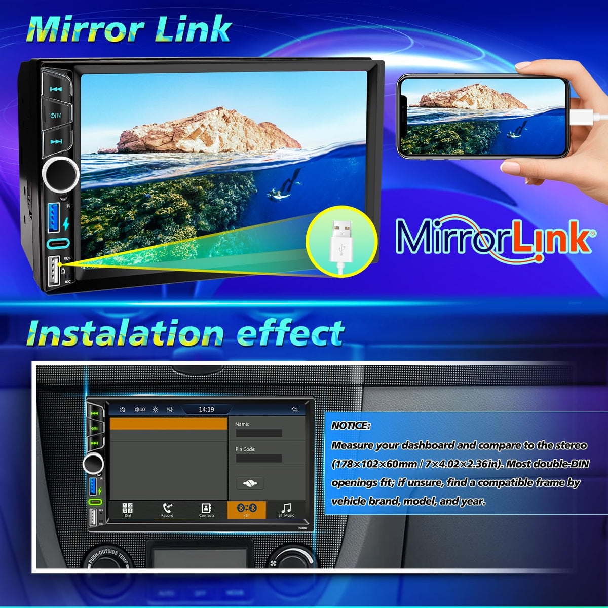 Acerkyt linked to steering wheel controls for safer hands-on driving