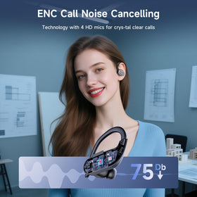 Acjohtin smart touch controls simplify playback and calls across devices.