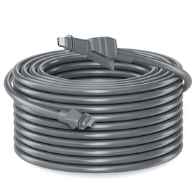Ackno Starlink FHP cable, coiled for tidy outdoor setups.