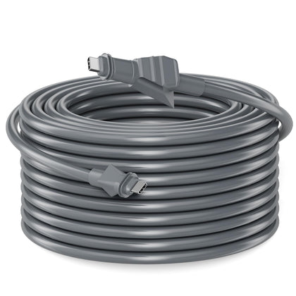 Ackno Starlink FHP cable, coiled for tidy outdoor setups.