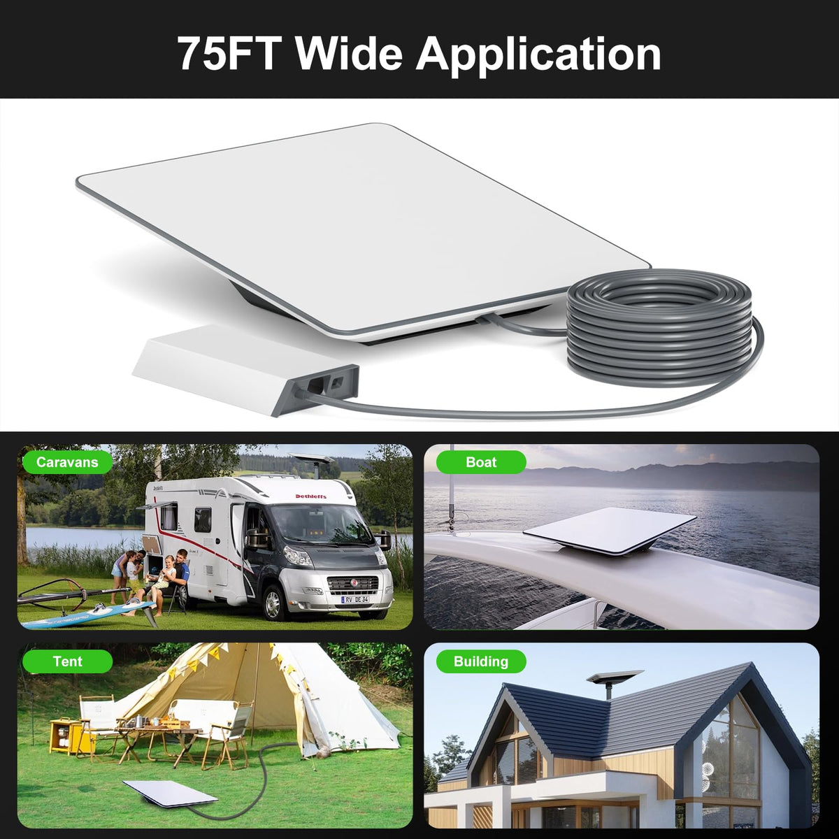 Ackno Starlink FHP waterproof extension enabling stable connections.