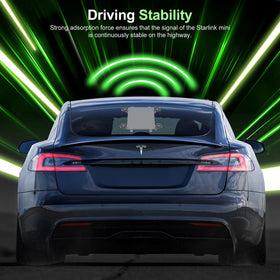 Ackno mount installed on windshield showing stable on-road connectivity benefit