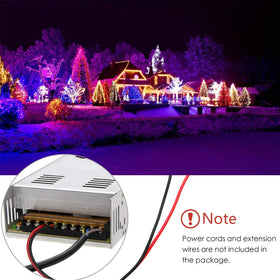 Aclorol WS2812B LED strip setup powered by 5V 70A