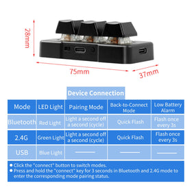Acogedor 2.4G receiver and USB cable included for plug-and-play wireless convenience