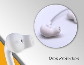 ACOUSDesign Purest Earbuds Covers ergonomic-comfort-fit image highlighting soft edges.