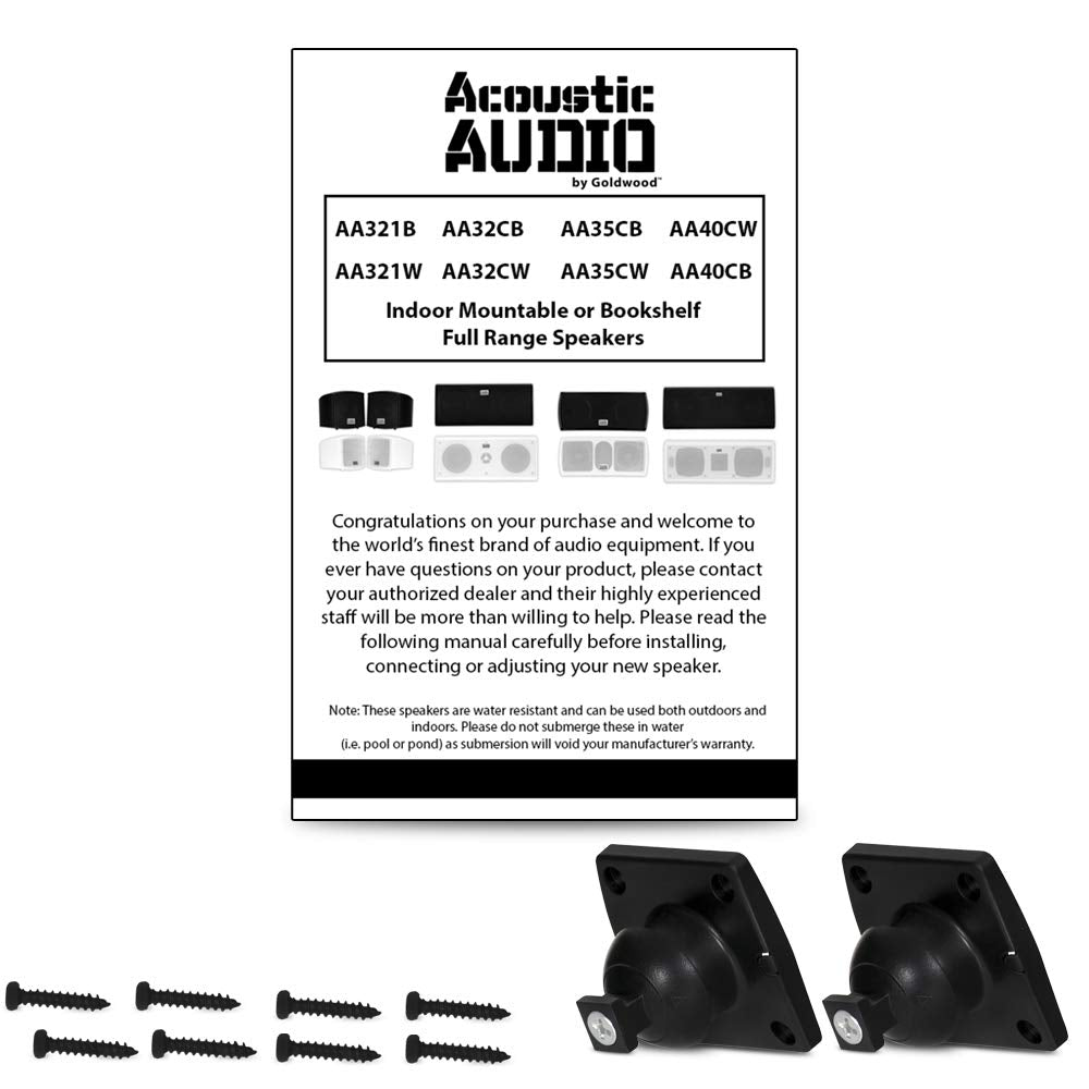 Acoustic Audio AA321B beside a book for scale showing compact size and versatility